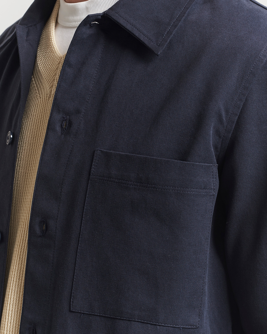 Herre | Skjorter | Samsøe Samsøe | Sataka Overshirt Salute Blue