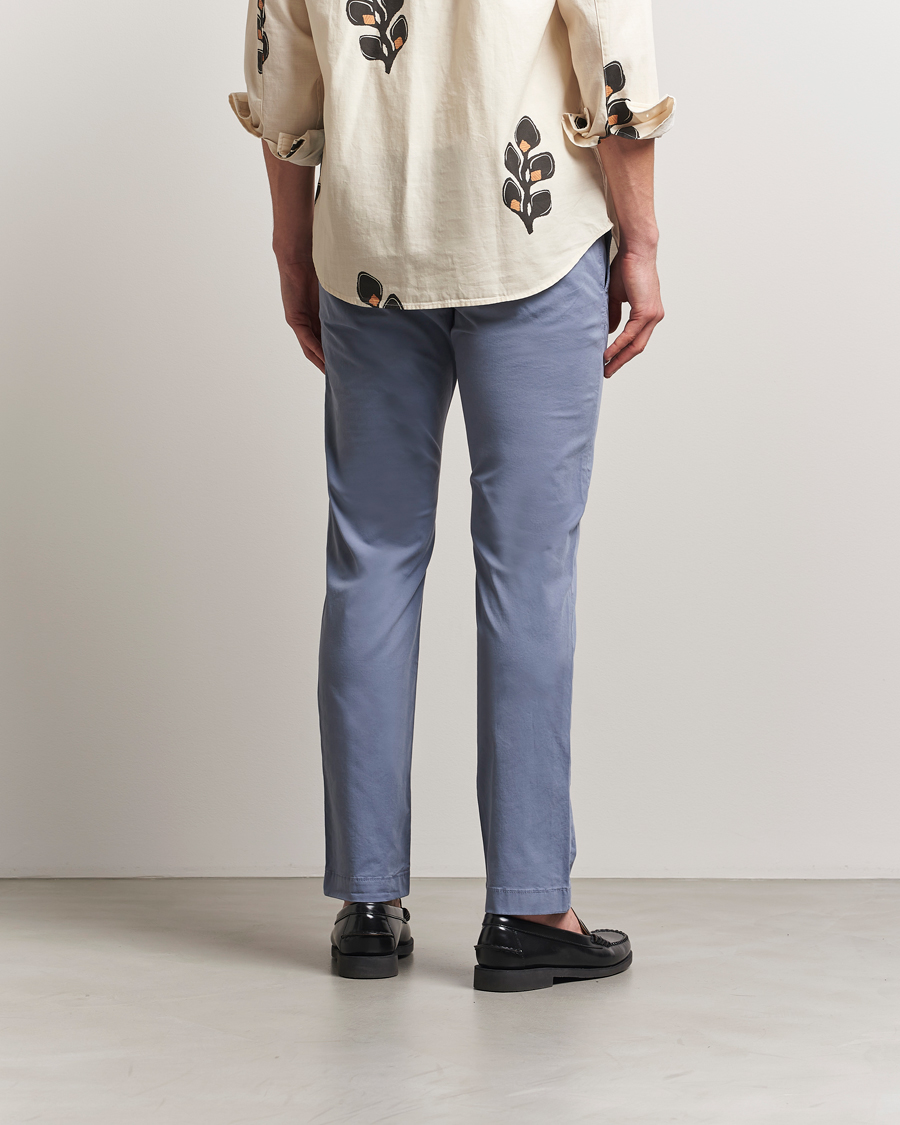 Herre | Bukser | Jacob Cohën | Bobby Cotton Gabardine Chinos Azure