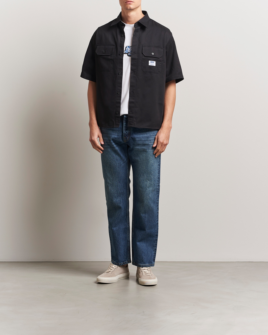 Herre | Skjorter | HUGO | Ekyno Workwear Short Sleeve Shirt Black