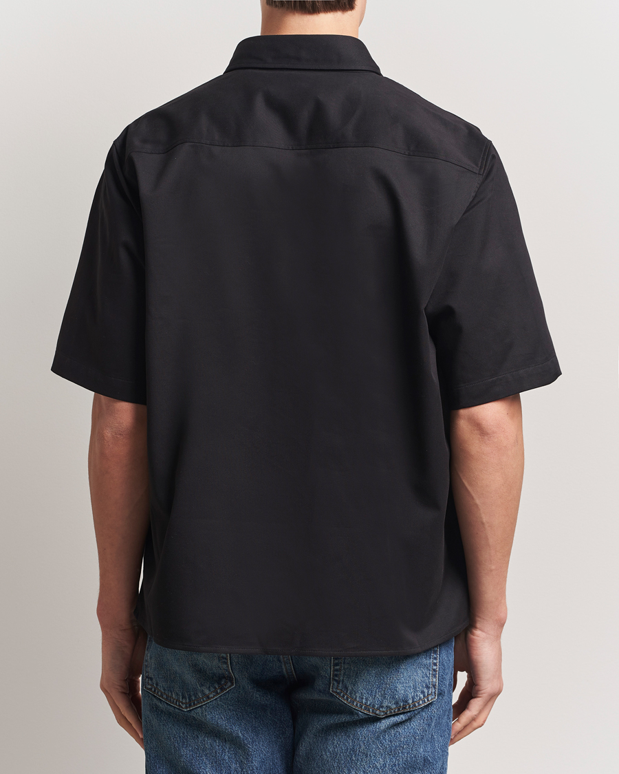 Herre | Skjorter | HUGO | Ekyno Workwear Short Sleeve Shirt Black