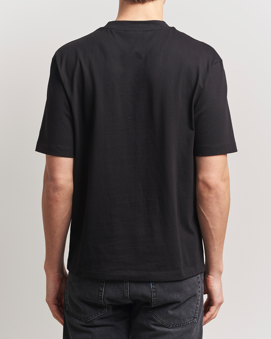 Herre | T-Shirts | HUGO | Niley Smiley Logo T-Shirt Black