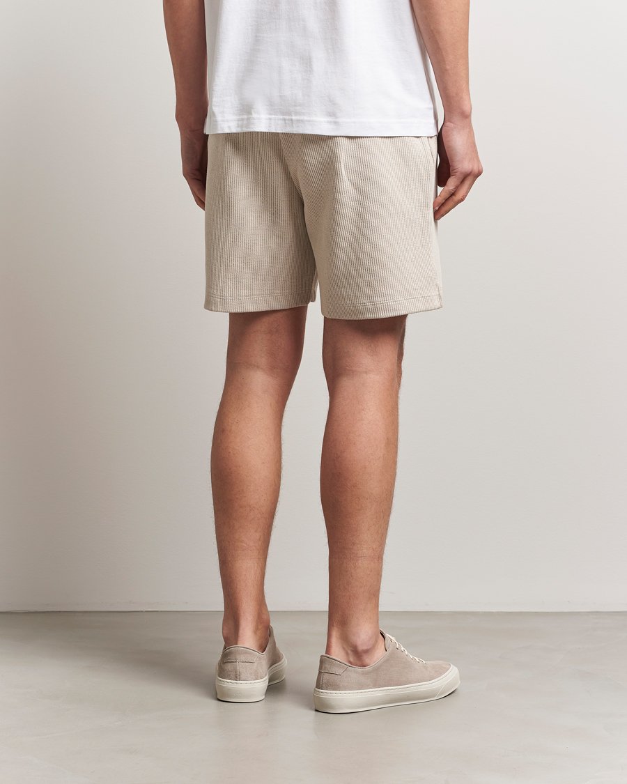 Herre | Shorts | HUGO | Nuwfallo Waffle Sweatshorts Open White