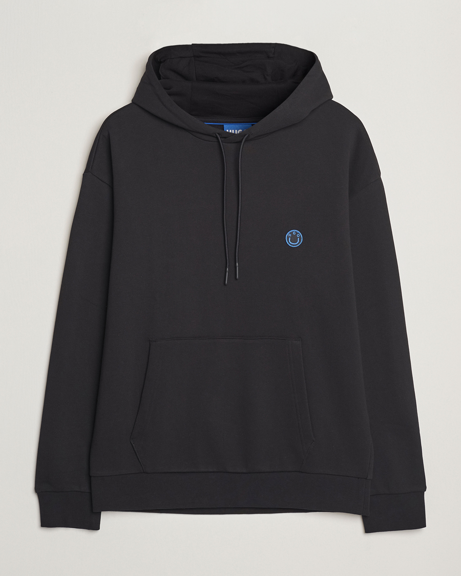 Herre | Gensere | HUGO | Nottyo Smiley Logo Hoodie Black