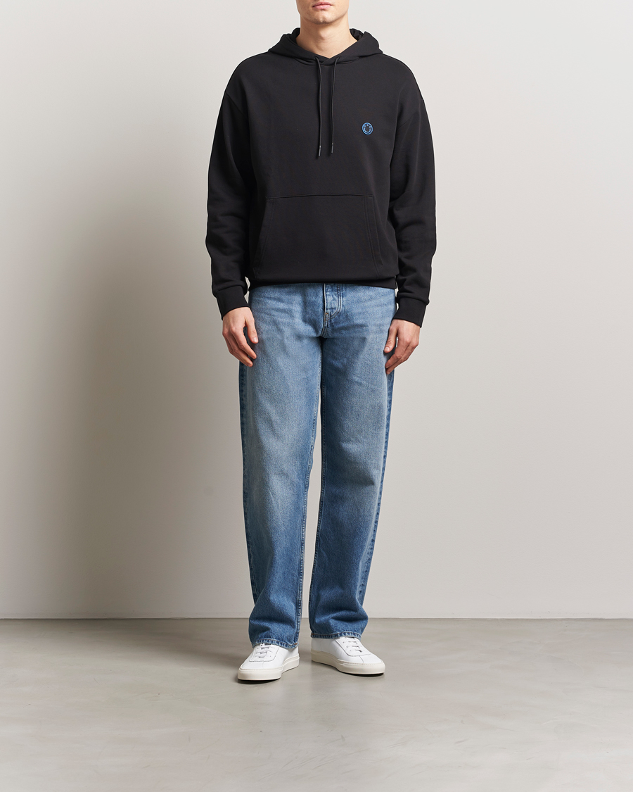 Herre | Gensere | HUGO | Nottyo Smiley Logo Hoodie Black
