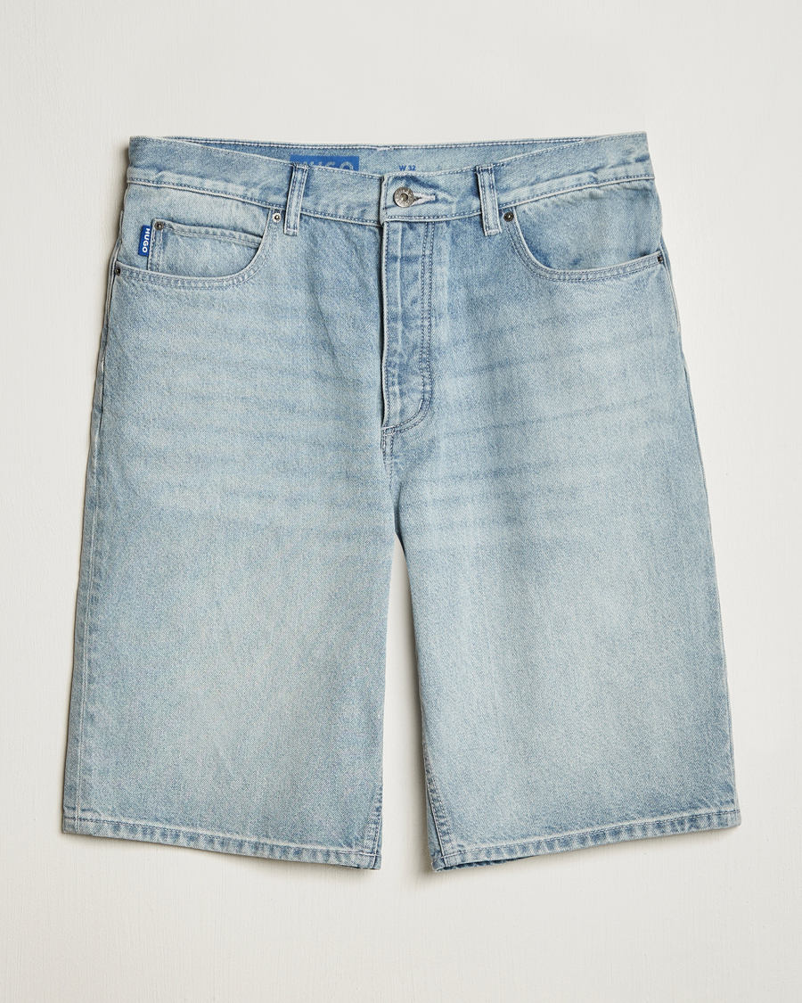 Herre | Shorts | HUGO | Skate Denim Shorts Light Blue