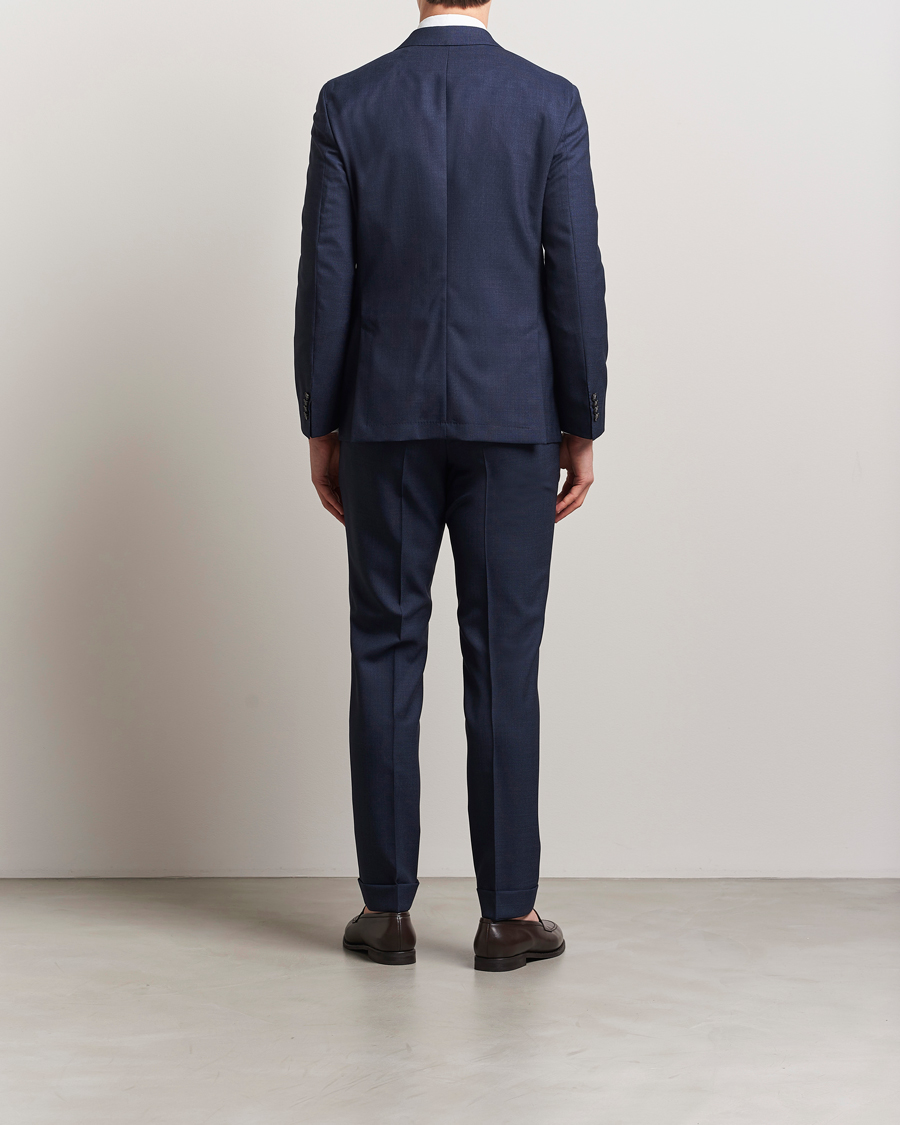 Herre | Dresser | BOSS BLACK | Huge Wool Double Breasted Suit Navy