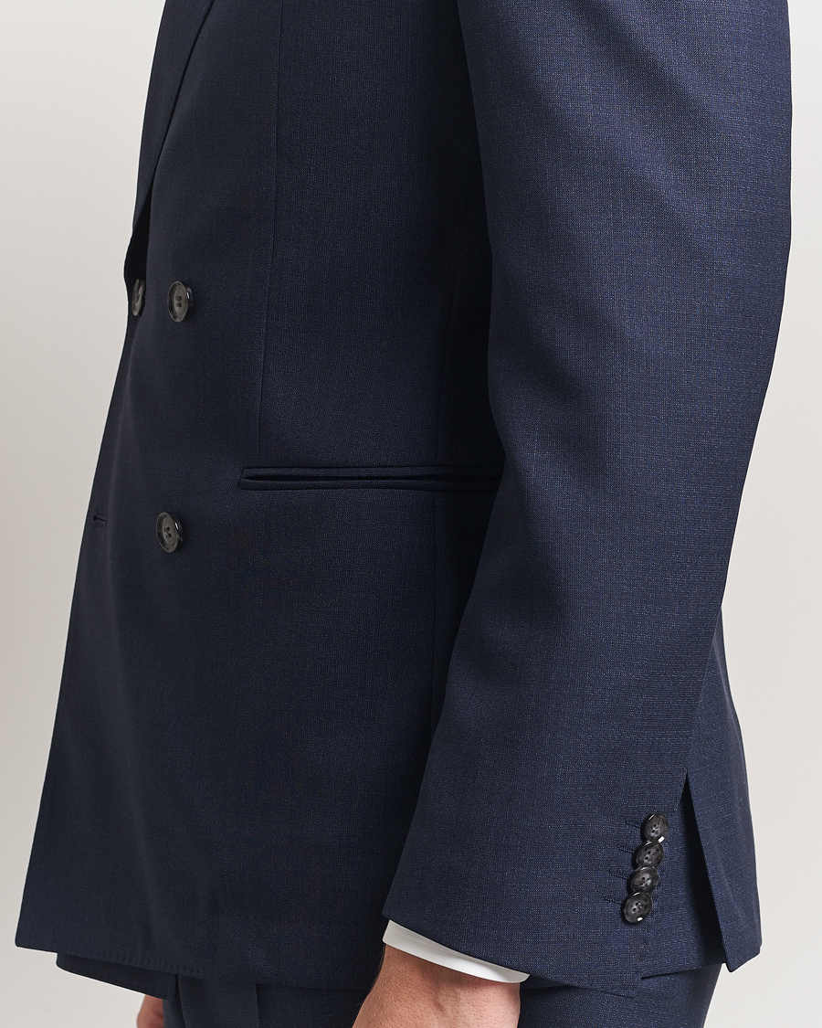 Herre | Dresser | BOSS BLACK | Huge Wool Double Breasted Suit Navy