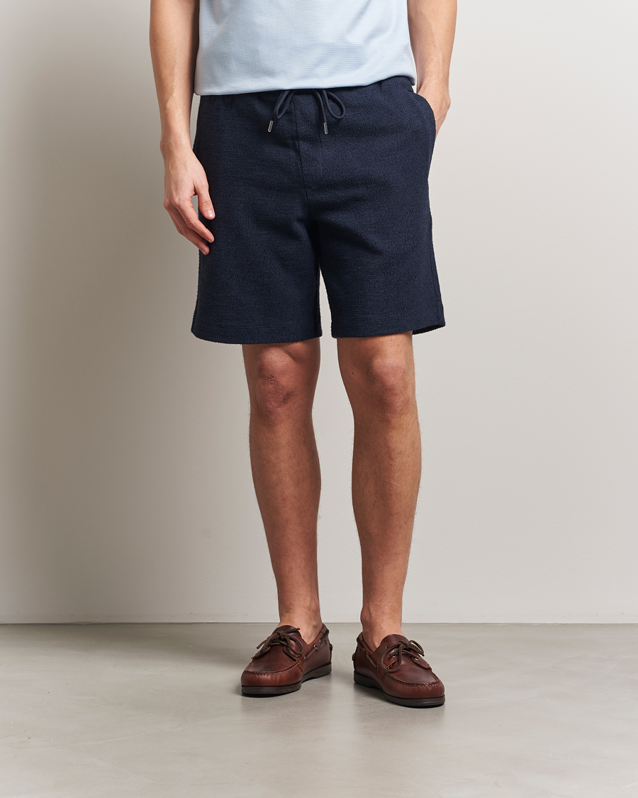 Herre | Shorts | BOSS BLACK | Leoni Terry Sweatshorts Dark Blue