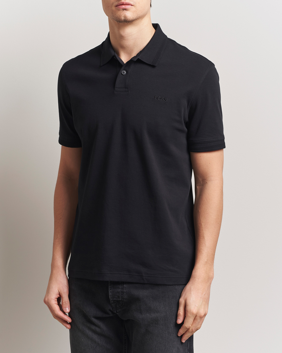 Herre | Pikéer | BOSS ORANGE | Interlock Polo Black