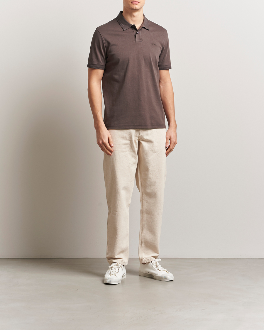 Herre | Pikéer | BOSS ORANGE | Interlock Polo Open Brown