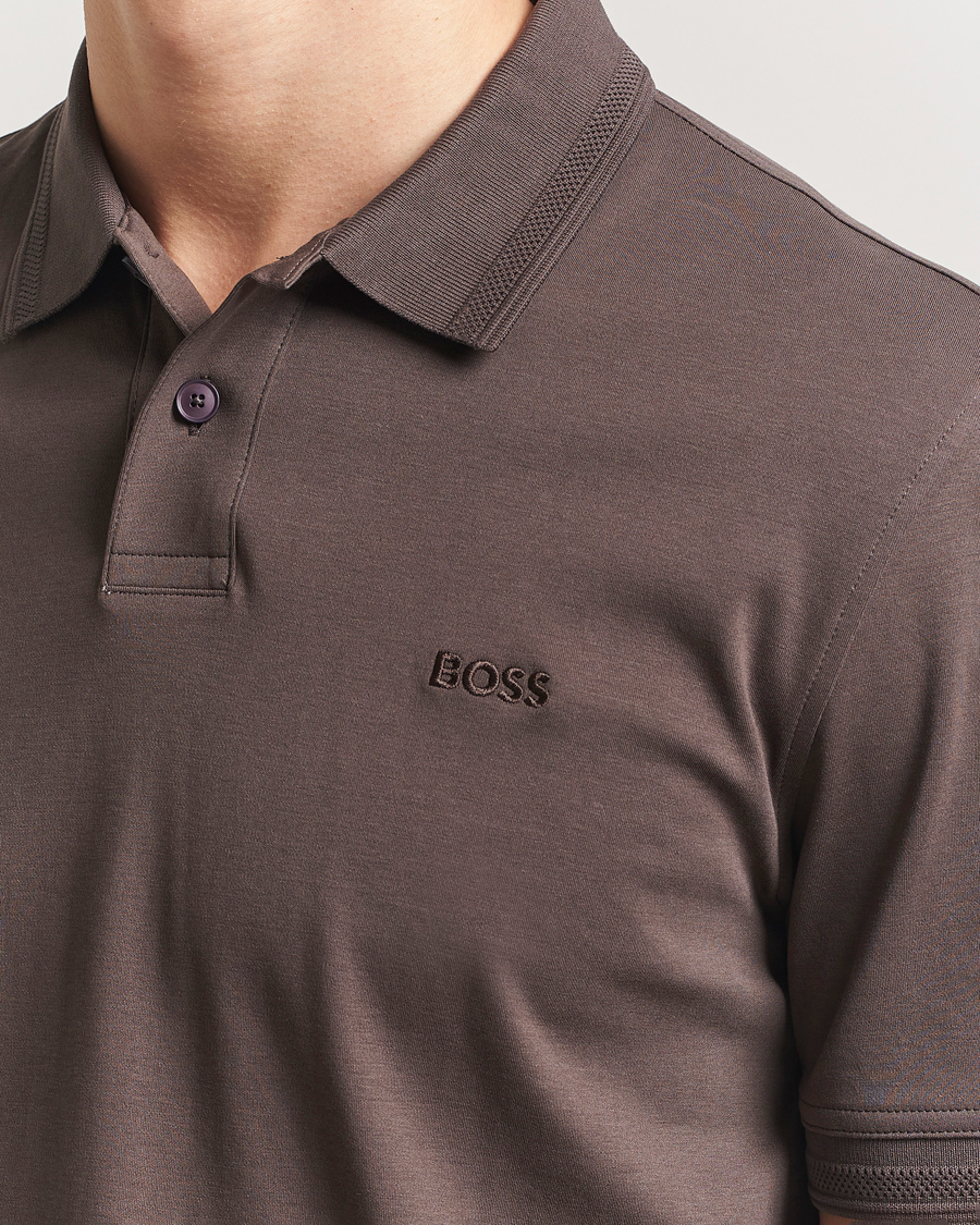 Herre | Pikéer | BOSS ORANGE | Interlock Polo Open Brown