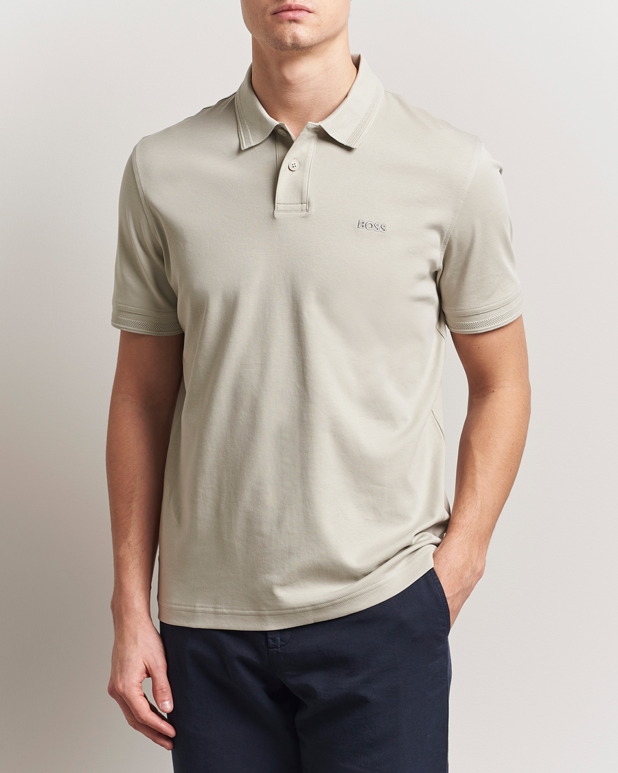Herre | Pikéer | BOSS ORANGE | Interlock Polo Light Beige
