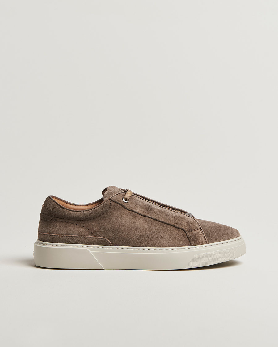 Herre | Sneakers | BOSS CAMEL | Gary Suede Sneaker Dark Beige