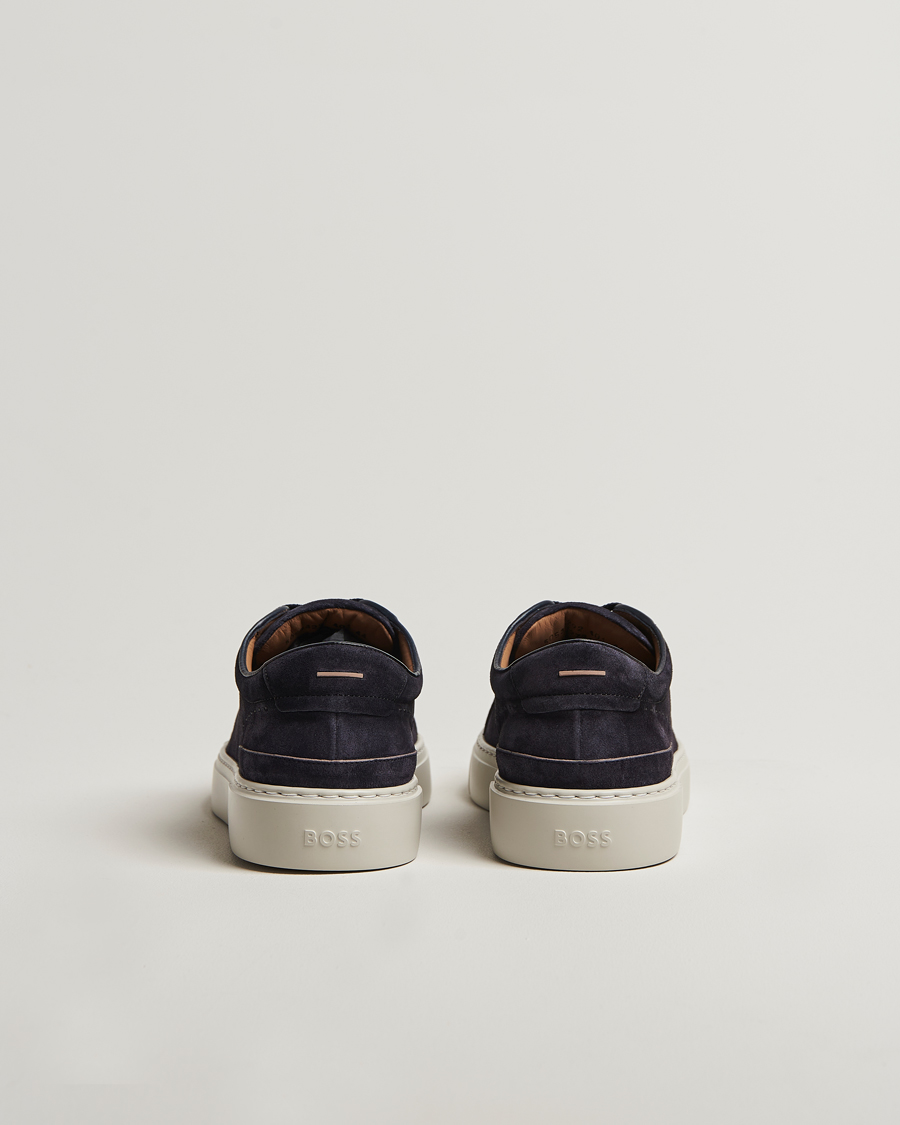 Herre | Sneakers | BOSS CAMEL | Gary Suede Sneaker Dark Blue