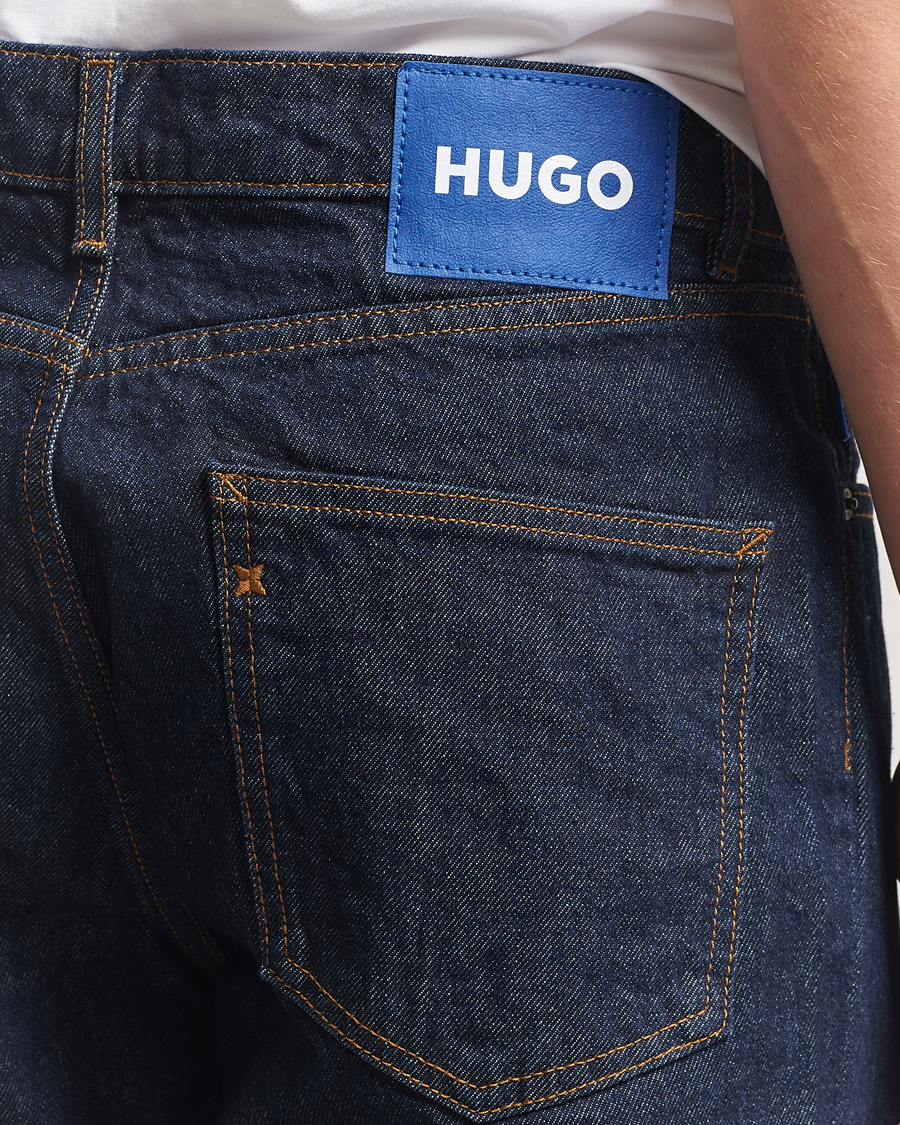 Herre | Jeans | HUGO | Jonah Straight Fit Jeans Dark Blue