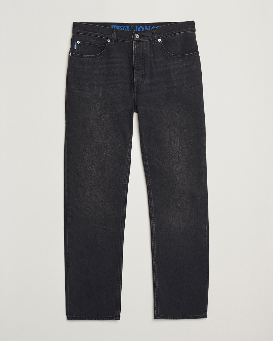 Herre | Jeans | HUGO | Jonah Straight Fit Jeans Washed Black