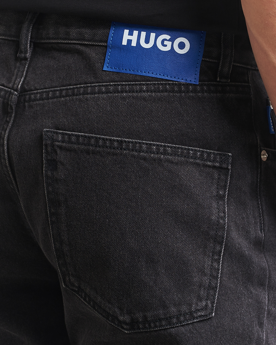 Herre | Jeans | HUGO | Jonah Straight Fit Jeans Washed Black