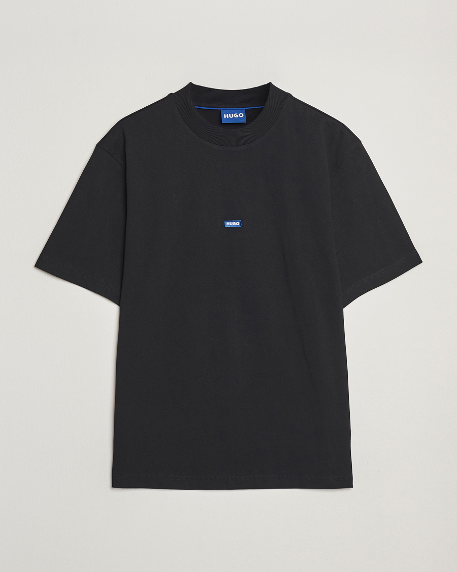 Herre | T-Shirts | HUGO | Nieros Crew Neck T-Shirt Black