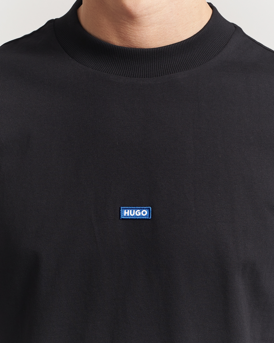 Herre | T-Shirts | HUGO | Nieros Crew Neck T-Shirt Black