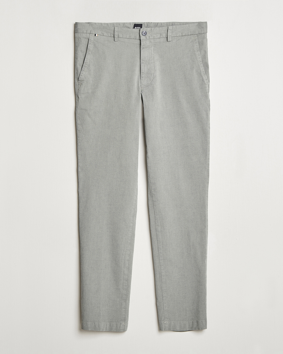 Herre | Bukser | BOSS BLACK | Kaiton Structured Cotton Pants Open White