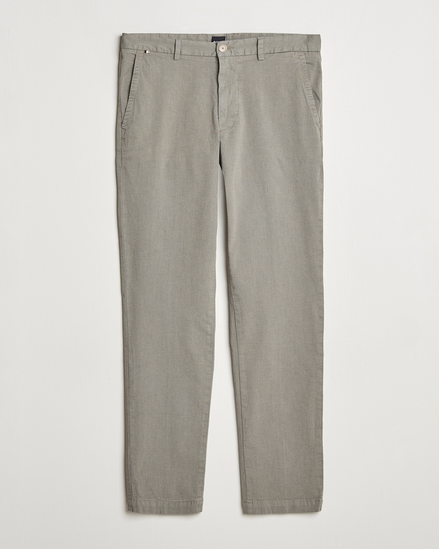 Herre | Bukser | BOSS BLACK | Kaiton Structured Cotton Pants Light Beige