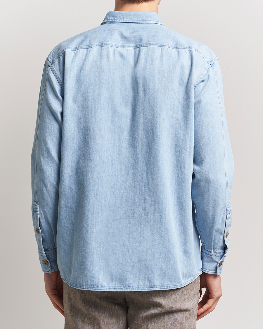 Herre | Skjorter | BOSS BLACK | Cory Denim Overshirt Light Blue