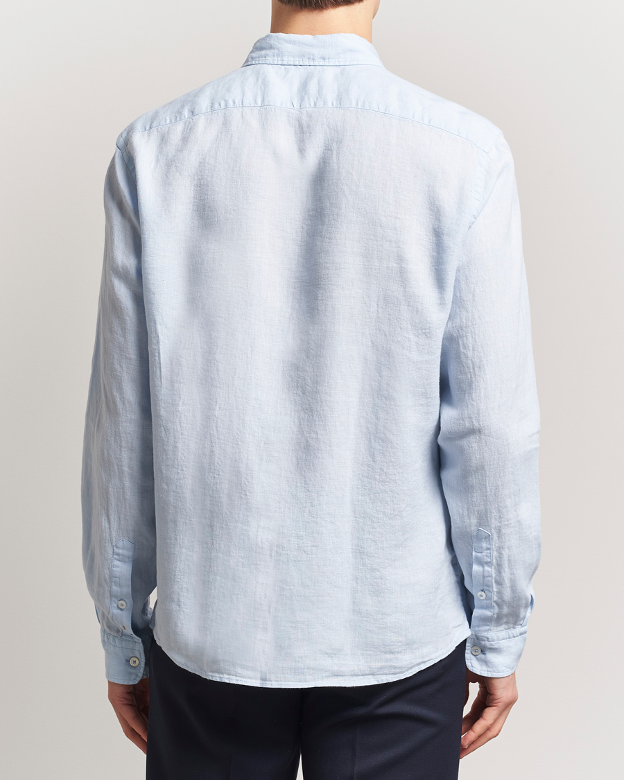 Herre | Skjorter | BOSS BLACK | Liam Linen Shirt Light Blue