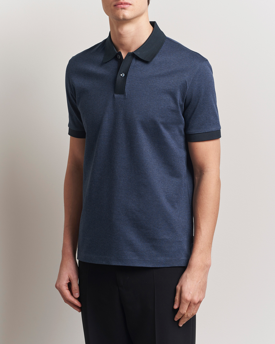 Herre | Pikéer | BOSS BLACK | Parlay Jersey Polo Dark Blue