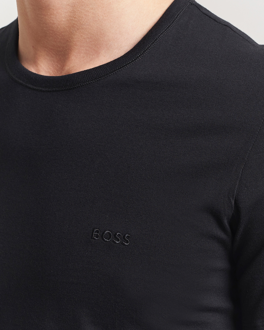 Herre | T-Shirts | BOSS BLACK | 3-Pack Crew Neck T-Shirt Beige/Black/White