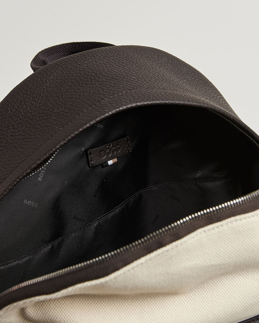Herre | Vesker | BOSS BLACK | Canvas Backpack Natural