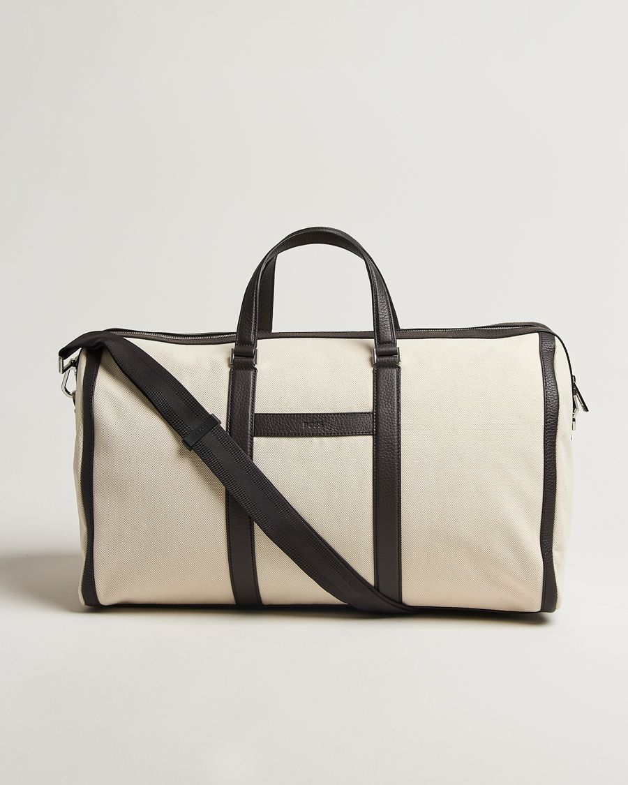 Herre | Vesker | BOSS BLACK | Canvas Holdall Natural