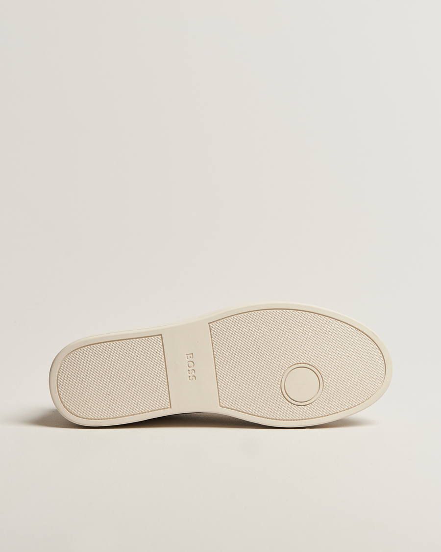Herre | Sneakers | BOSS BLACK | Kieran Suede Sneaker Open White