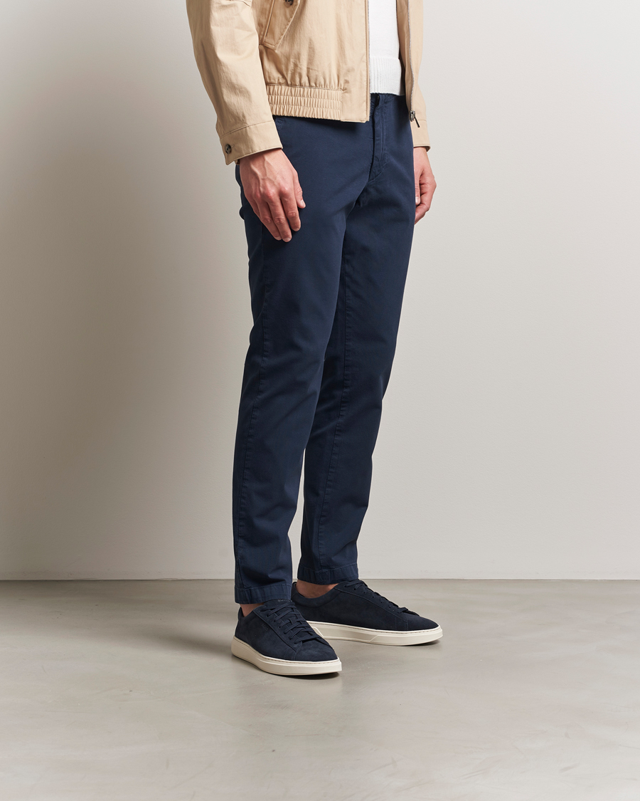 Herre | Sneakers | BOSS BLACK | Kieran Suede Sneaker Dark Blue