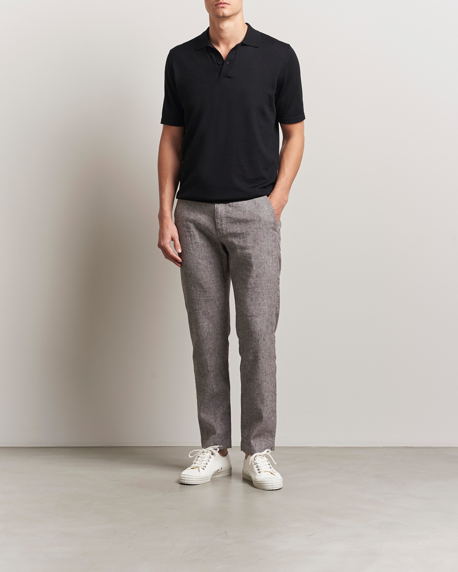 Herre | Bukser | BOSS ORANGE | Sanderson Linen Pants Open Brown