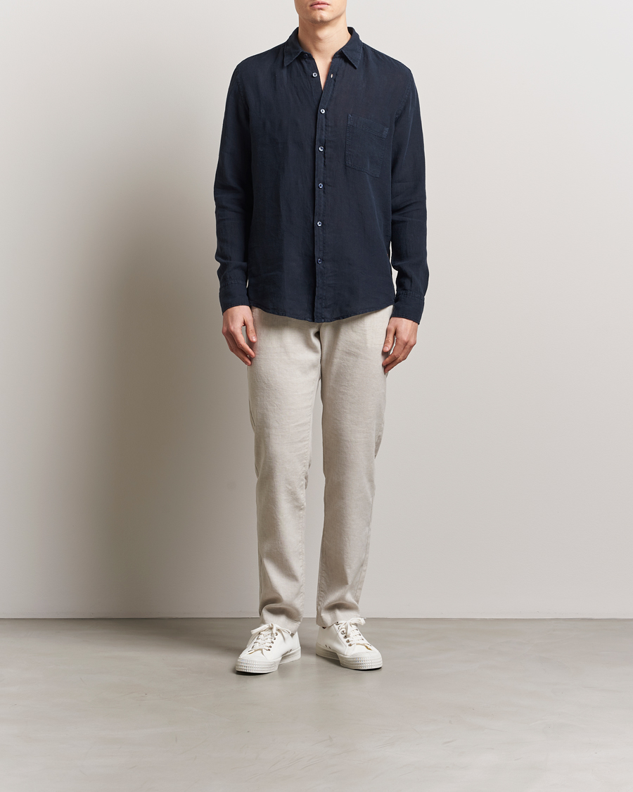 Herre | Bukser | BOSS ORANGE | Sanderson Linen Pants Light Beige