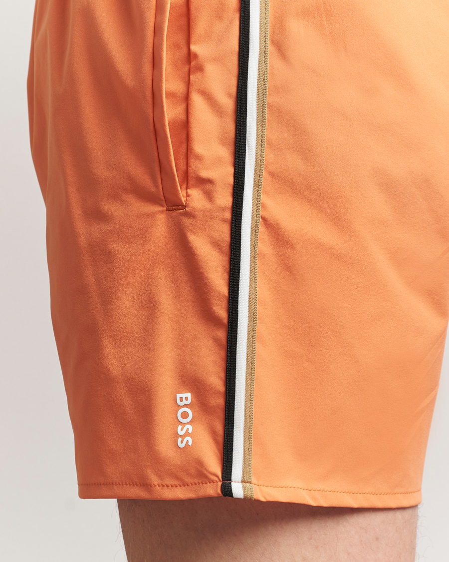 Herre | Badeshorts | BOSS BLACK | Iconic Swimshort Bright Orange