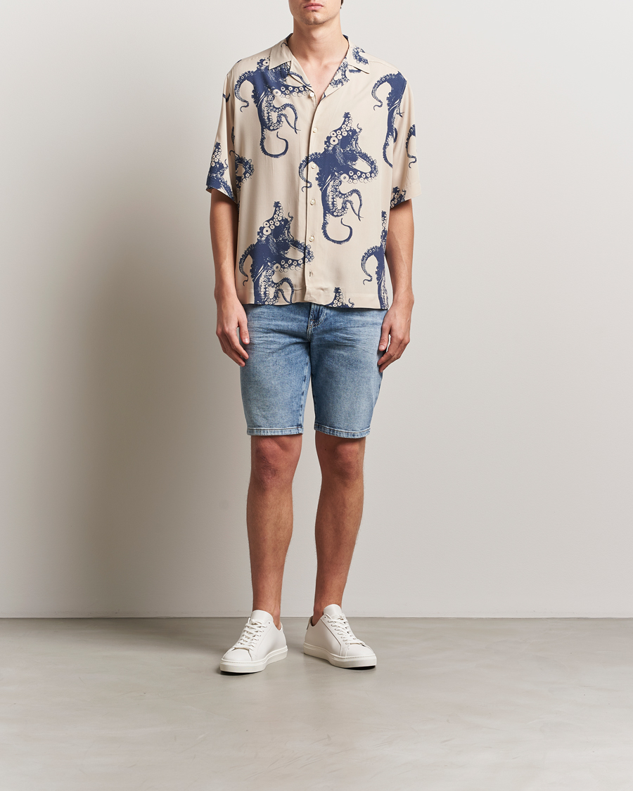 Herre | Shorts | BOSS ORANGE | Re.Maine Denim Shorts Light Blue