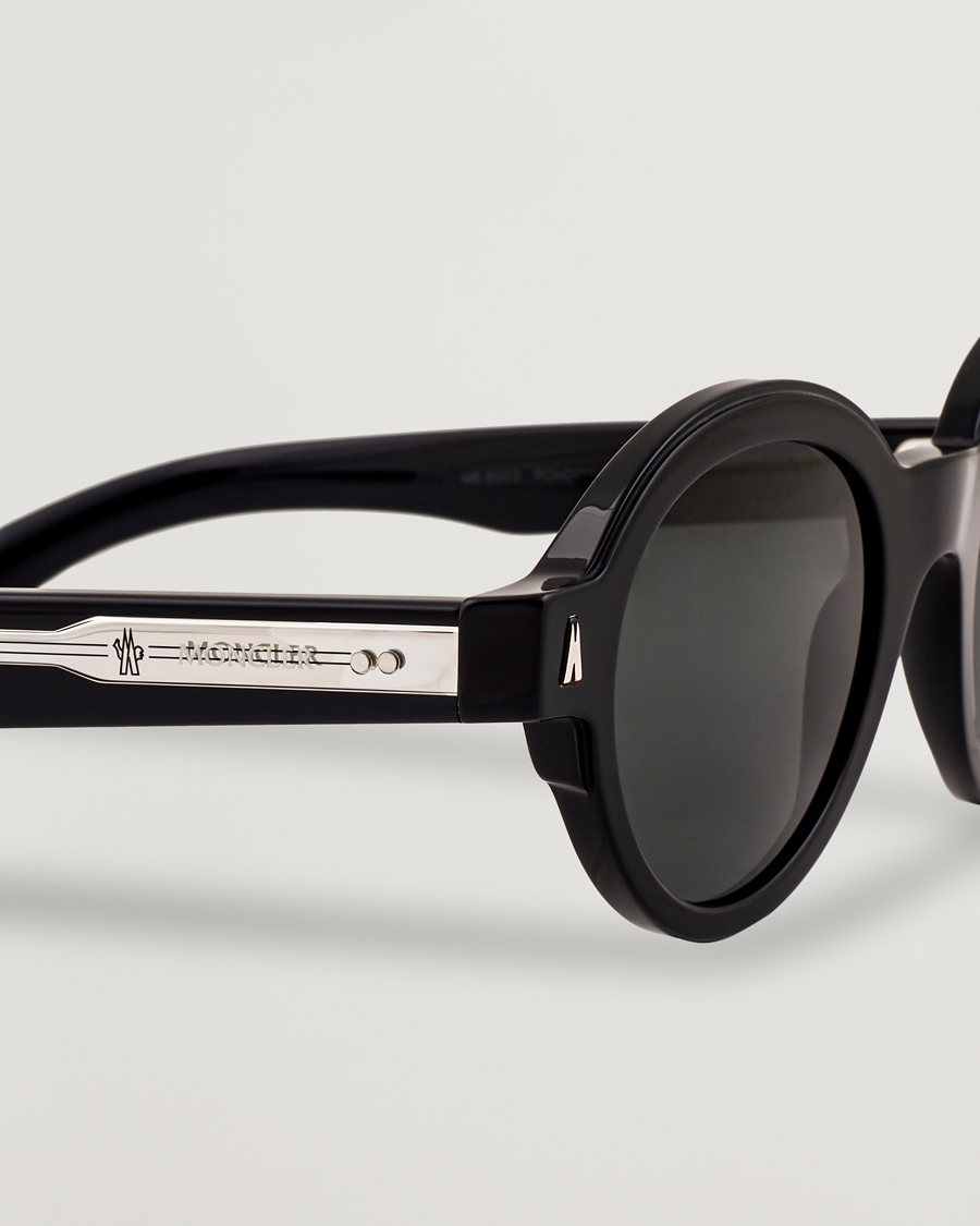 Herre | Solbriller | Moncler Lunettes | Rondosa Sunglasses Shiny Black