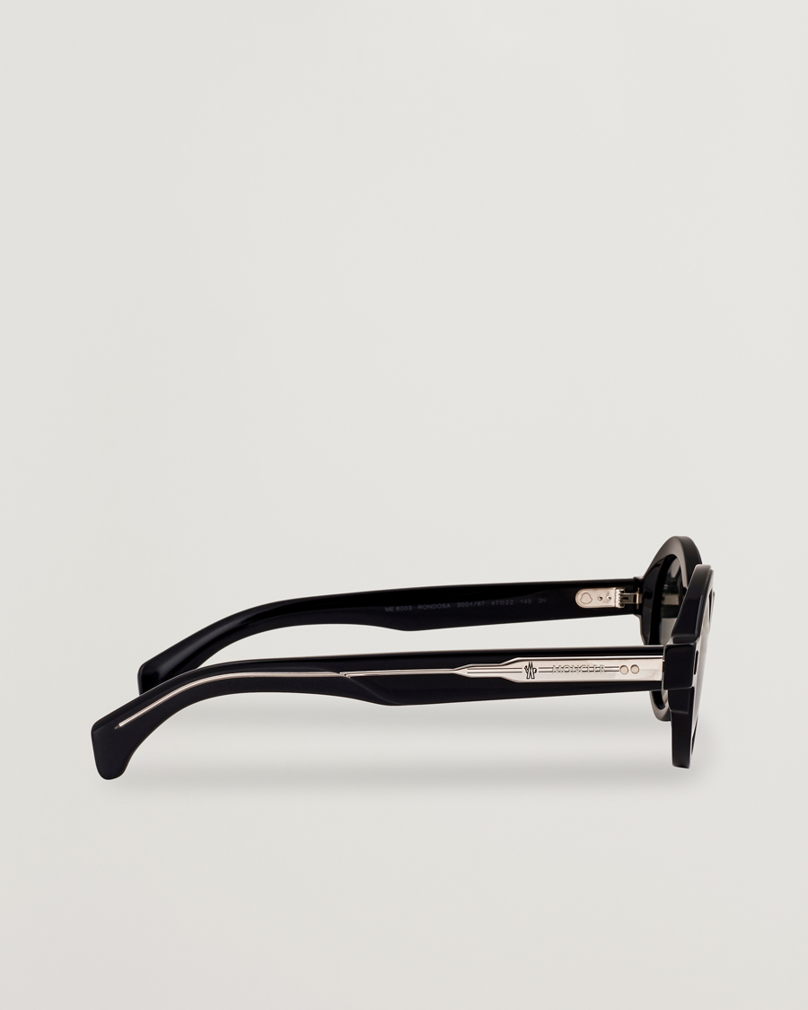Herre | Solbriller | Moncler Lunettes | Rondosa Sunglasses Shiny Black