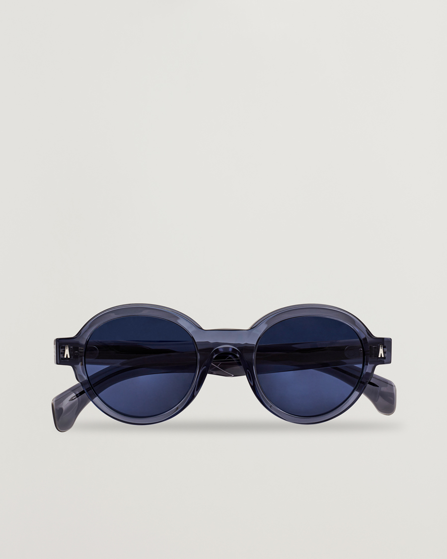 Herre | Solbriller | Moncler Lunettes | Rondosa Sunglasses Shiny Blue