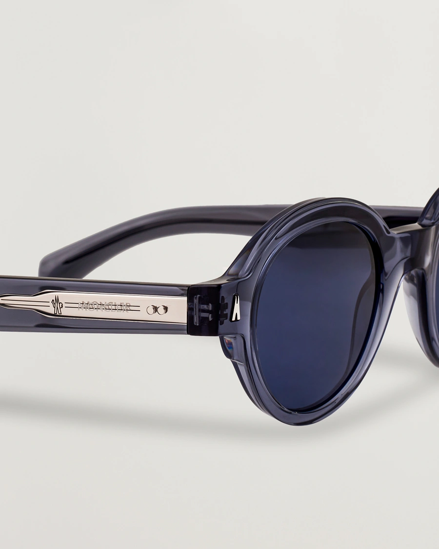 Herre | Solbriller | Moncler Lunettes | Rondosa Sunglasses Shiny Blue