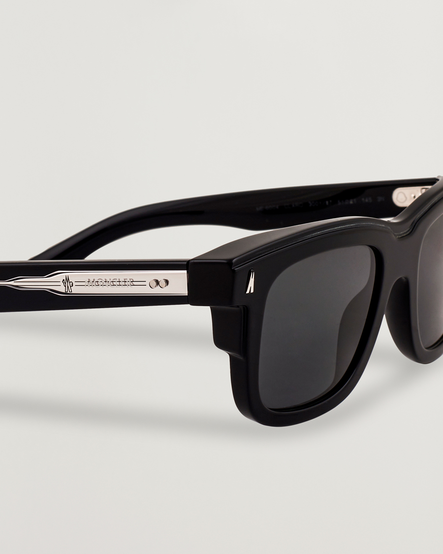 Herre | Solbriller | Moncler Lunettes | Claro Sunglasses Shiny Black