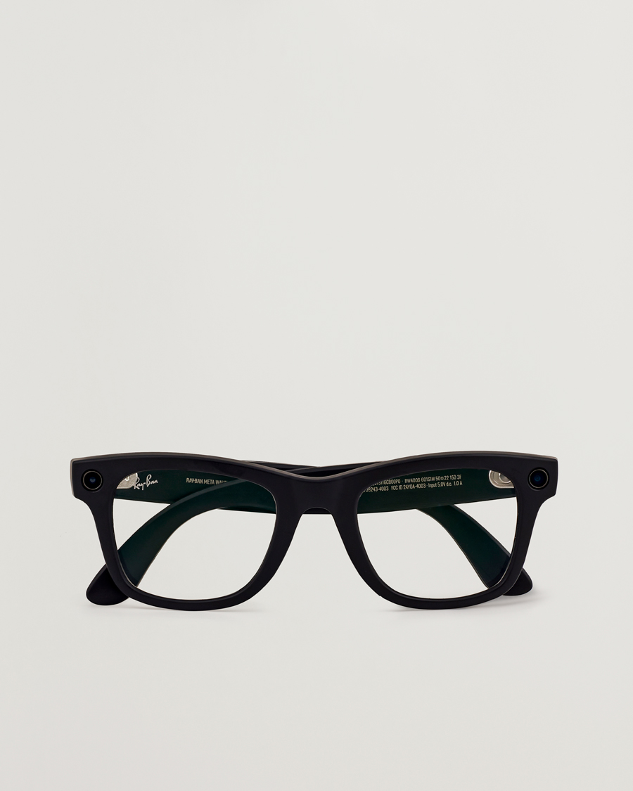 Herre | Solbriller | Ray-Ban | Wayfarer Meta 50 Sunglasses Matte Black