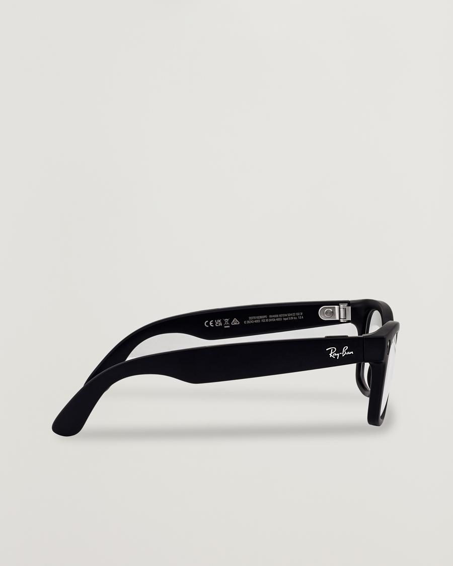 Herre | Solbriller | Ray-Ban | Wayfarer Meta 53 Sunglasses Matte Black