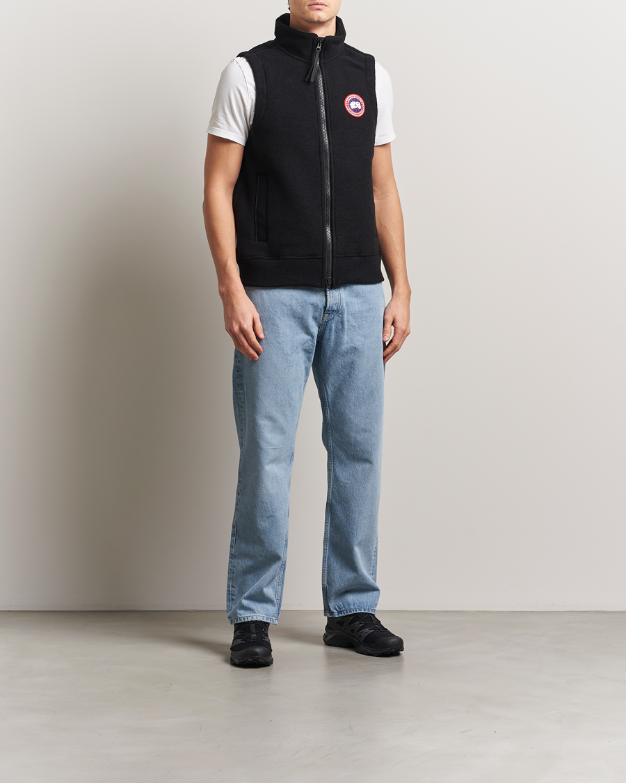 Herre | Vester | Canada Goose | Mersey Fleece Vest Black