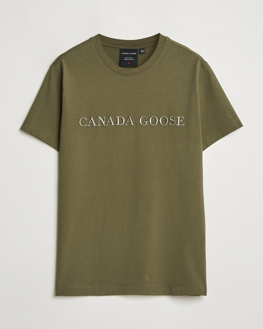 Herre | T-Shirts | Canada Goose | Emersen T-Shirt Military