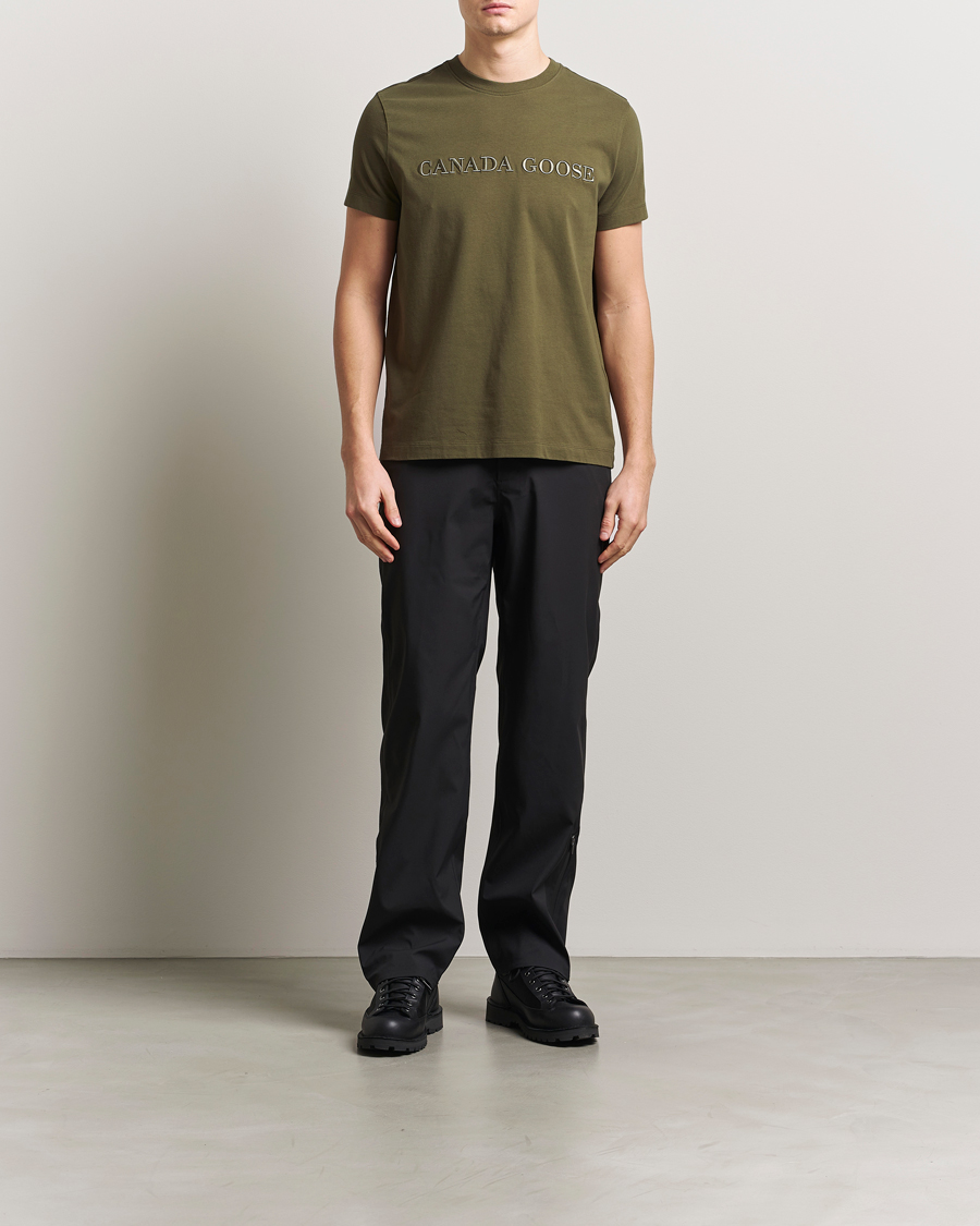 Herre | T-Shirts | Canada Goose | Emersen T-Shirt Military