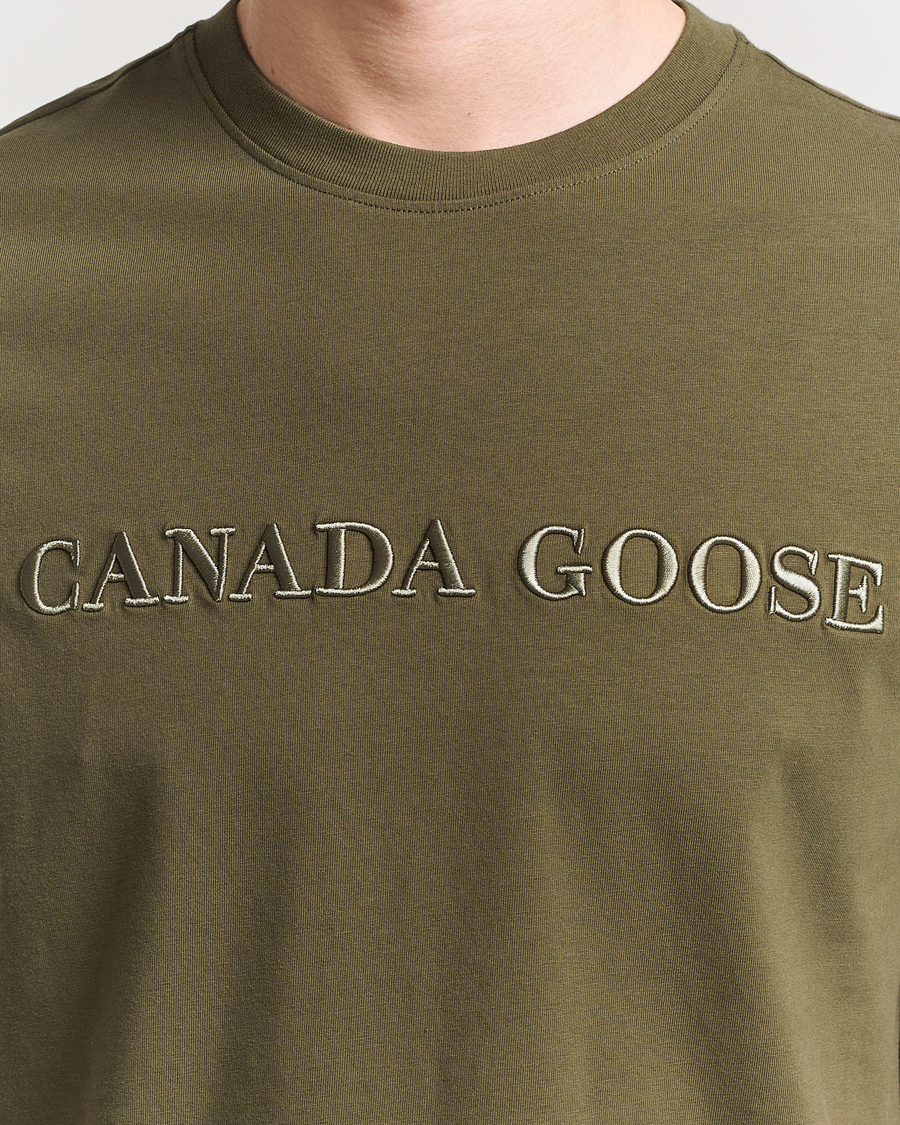 Herre | T-Shirts | Canada Goose | Emersen T-Shirt Military