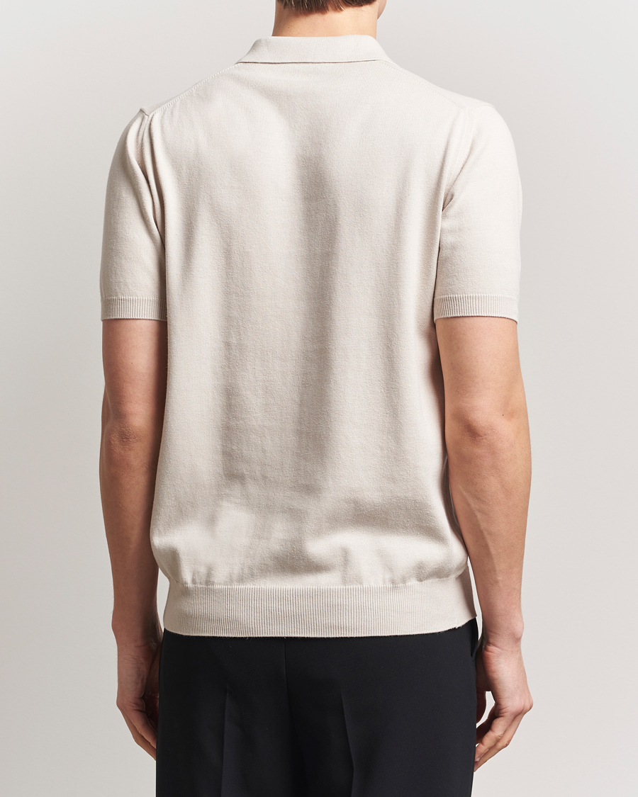 Herre | Pikéer | Morgano | Supersoft Egyptian Cotton Polo Light Beige