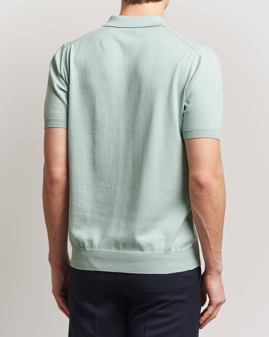 Herre | Pikéer | Morgano | Supersoft Egyptian Cotton Polo Light Green